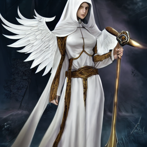 Stable Diffusion Prompt Female Full Body Angelic Nun Prompthero