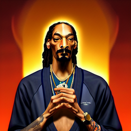 Stable Diffusion prompt: intense portrait of the snoop - PromptHero