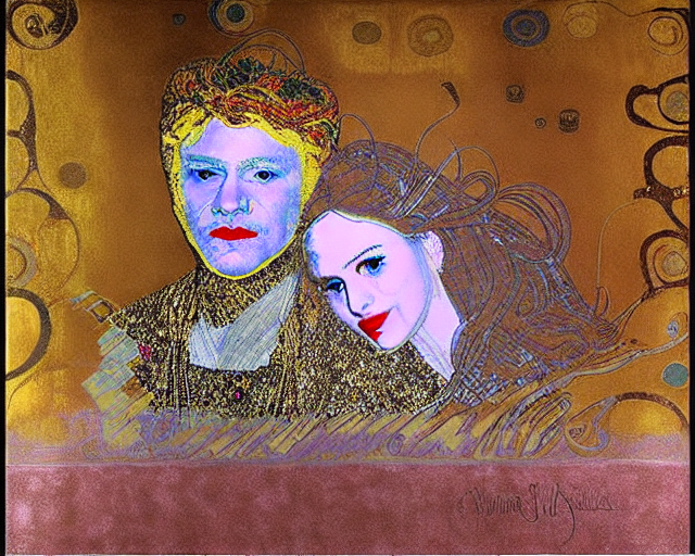 by Gustav Klimt by Andy Warhol