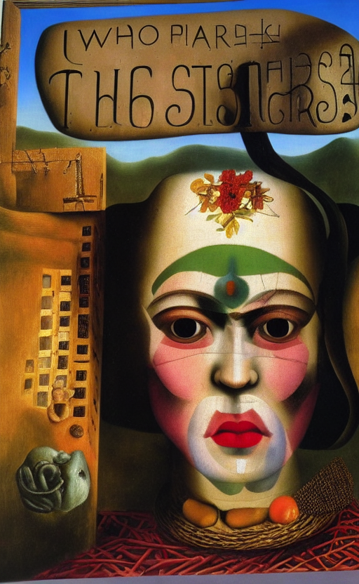 by Frida Kahlo by Rembrandt by Rene Magritte surrealist