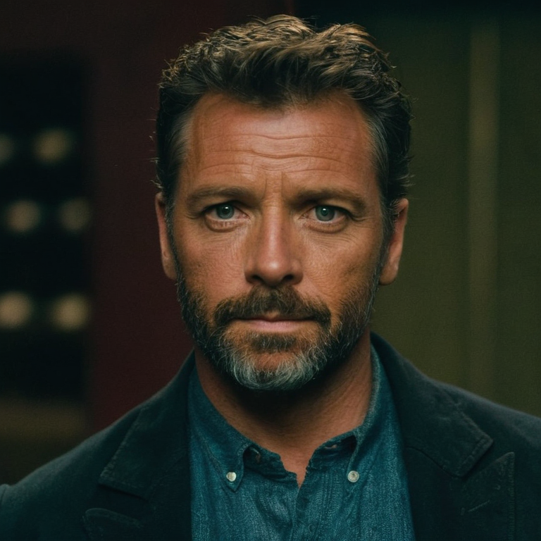 front shot, actor photo of a   looks at viewer, cinematic shot