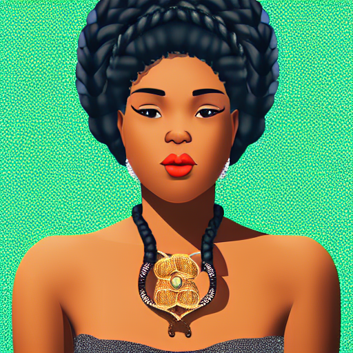 Stable Diffusion Prompt: Beautiful Young Black Woman, - PromptHero