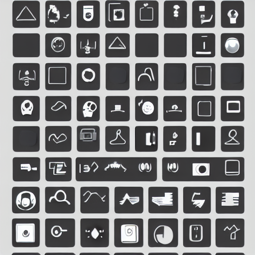 Stable Diffusion prompt: photo editing tool icons, - PromptHero