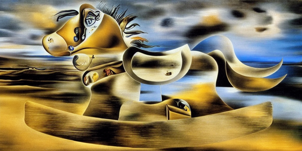 by Salvador Dali