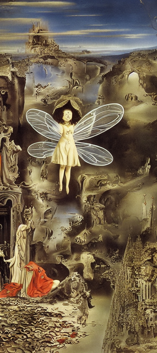 Dali, fairy, medieval 