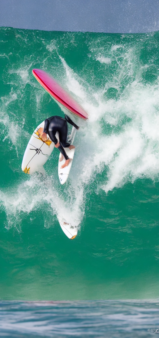 Crazy dude surfing, Rick griffin