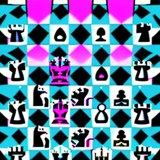 Stable Diffusion prompt: Chess online game board neon pop - PromptHero