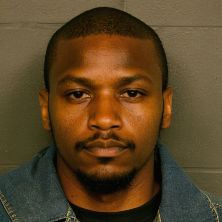 front shot, mugshot photo of a   looks at viewer, cinematic shot