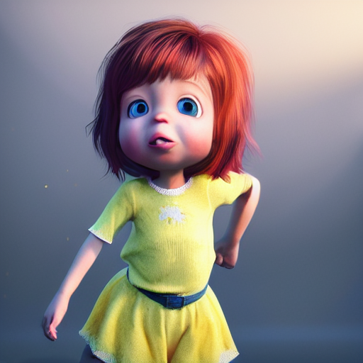 Stable Diffusion prompt: Pixar style little girl, 4k, - PromptHero