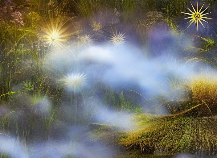 Tank grass sun cloud 