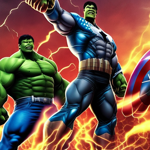 Openjourney prompt: superhero, marvel, hulk, black, - PromptHero