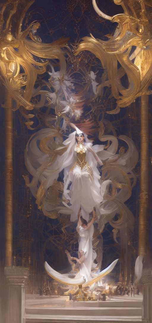 Astarte by John singer Sargent and the singer jamming, epic scale, highly detailed, digital painting, artstation, concep