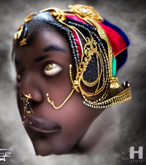 A dark skinned prince realistic 4k, realistic, HD color photograph