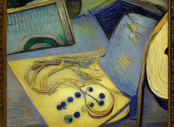 Still life  by Vincent van Gogh by Rembrandt