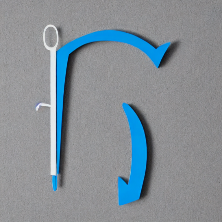 a thermometer symbol in the form of a lowercase d