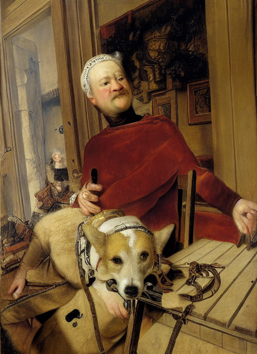 Masterpiece portrait  by Rembrandt