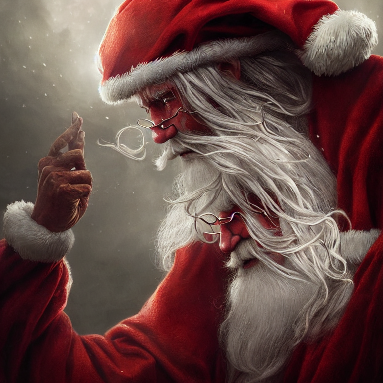 Stable Diffusion prompt: elden ring style, santa claus, - PromptHero