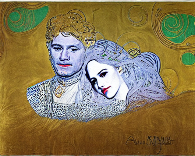 by Gustav Klimt by Andy Warhol