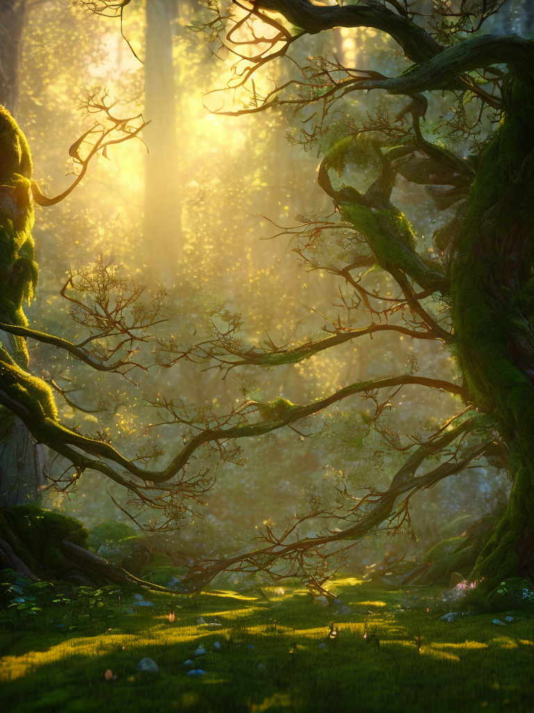 Openjourney prompt: Fantasy fairy-tale magical forest, - PromptHero