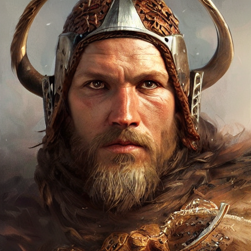 Stable Diffusion prompt: epic portrait of a viking - PromptHero