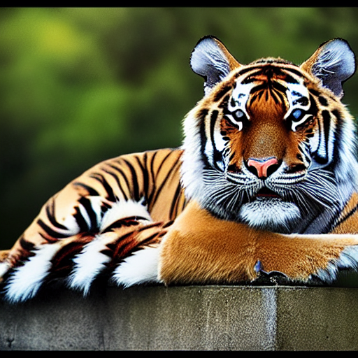 Stable Diffusion prompt: hyper-realistic photo of a tiger - PromptHero