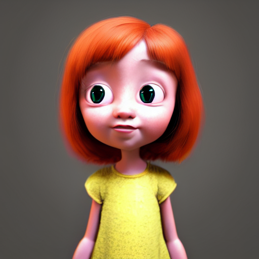 Stable Diffusion prompt: Pixar style little girl, 4k, 8k, - PromptHero