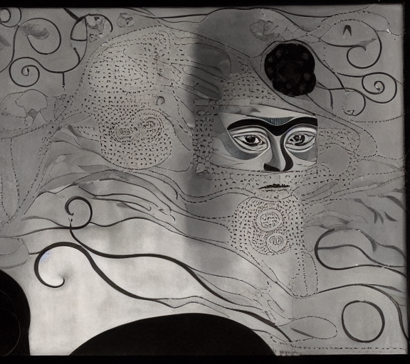 by Frida Kahlo by Gustav Klimt