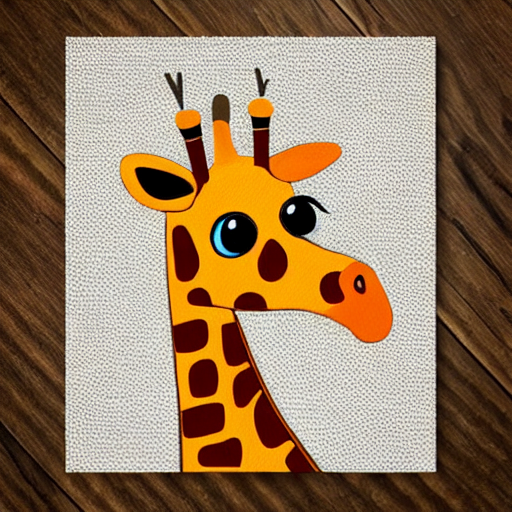 Stable Diffusion prompt: cute toddler giraffe, vintage - PromptHero