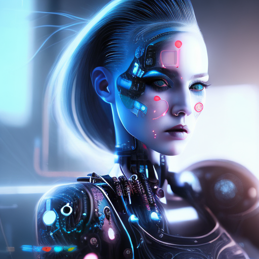 Openjourney Prompt Beautiful Pale Cyberpunk Female With Prompthero