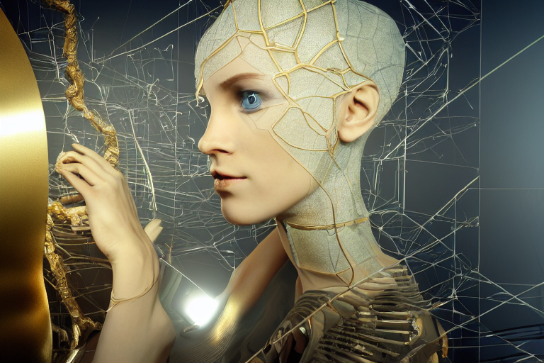 Stable Diffusion prompt: 3D render of a sci-fi baroque - PromptHero