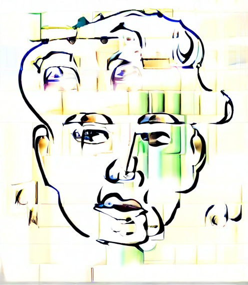 man by Salvador Dali