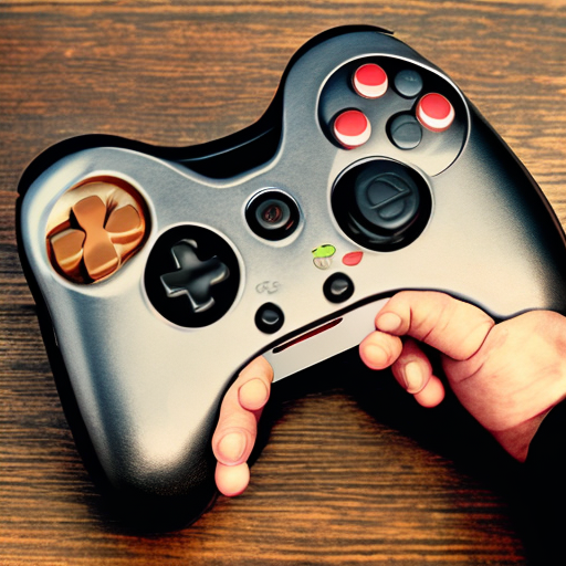 Openjourney prompt game controller modern PromptHero