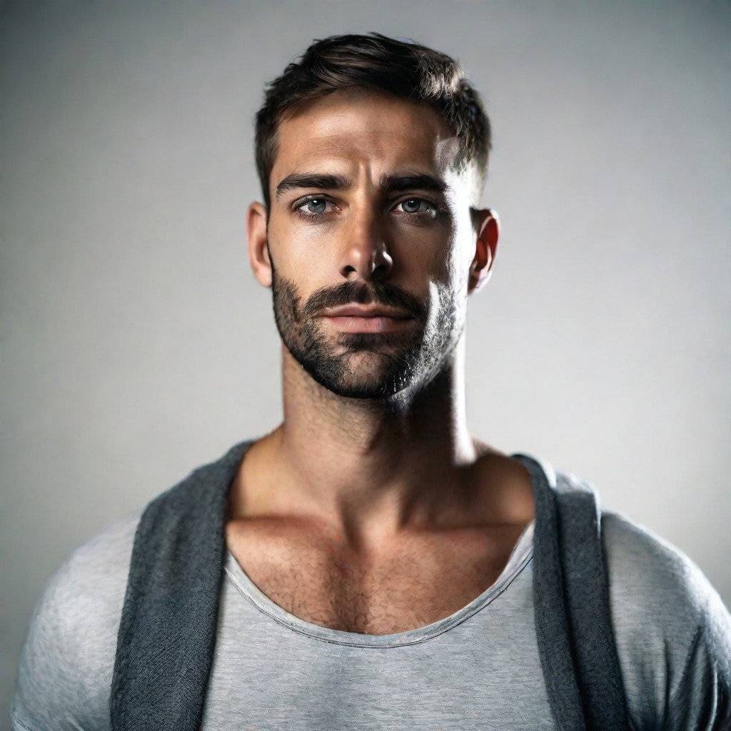 front shot, photo of european  looks at viewer, cinematic shot