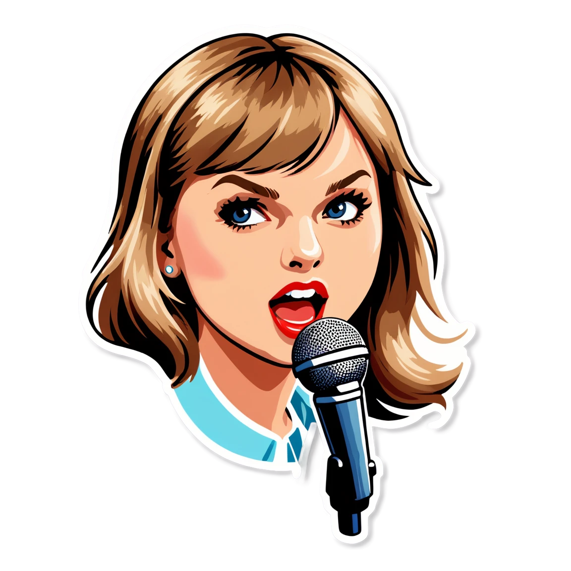 singing taylor-swift stickers