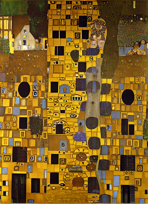 by da Vinci by Gustav Klimt