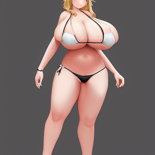 Waifu Diffusion prompt: anime girl, big boobs, bikini, - PromptHero