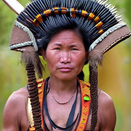 Stable Diffusion prompt: Female Igorot warrior - PromptHero