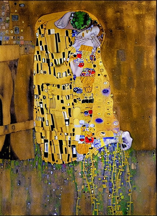 by da Vinci by Gustav Klimt