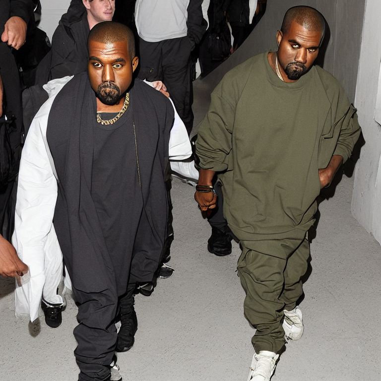 kanye west going to sketchers