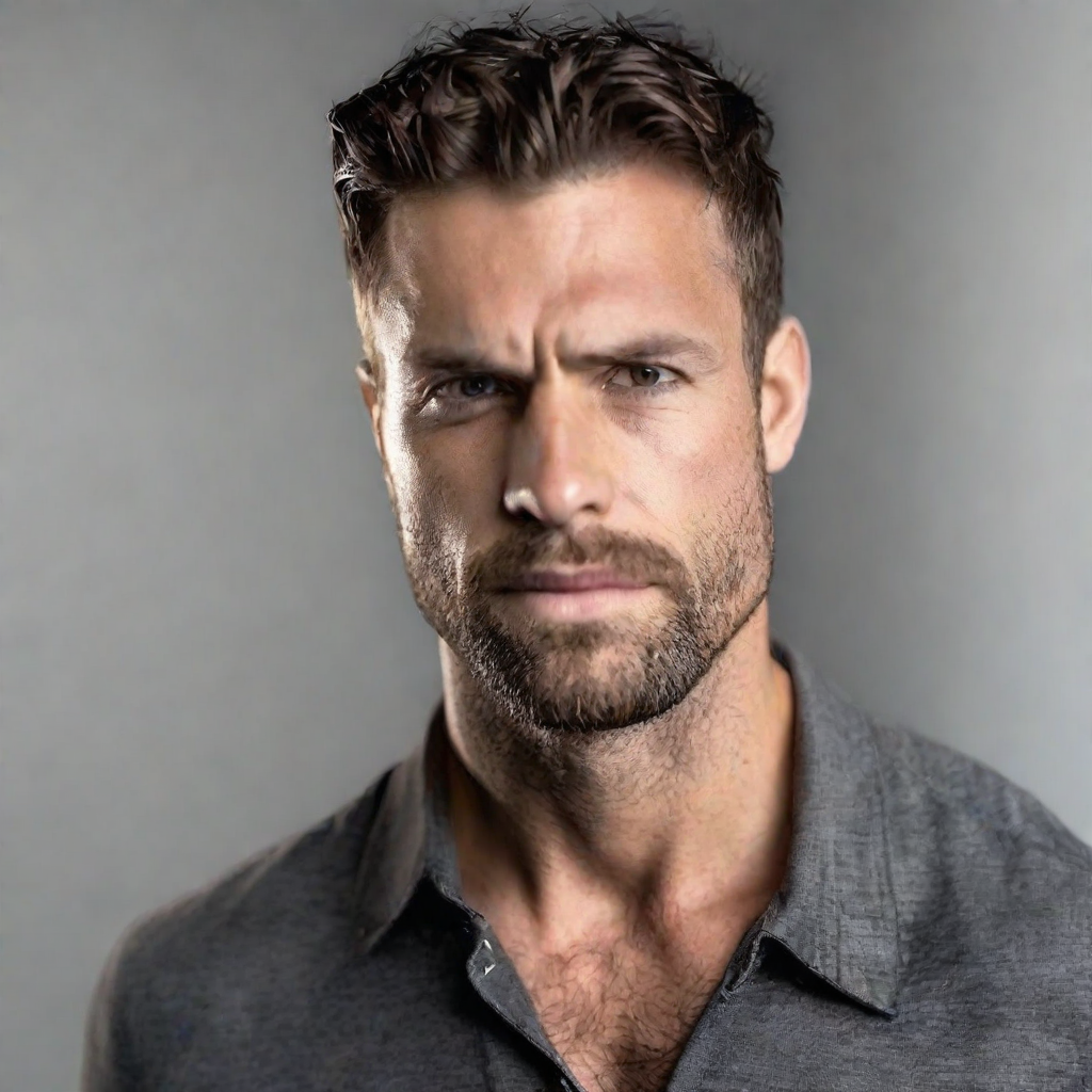 front shot, photo of   looks at viewer, cinematic shot