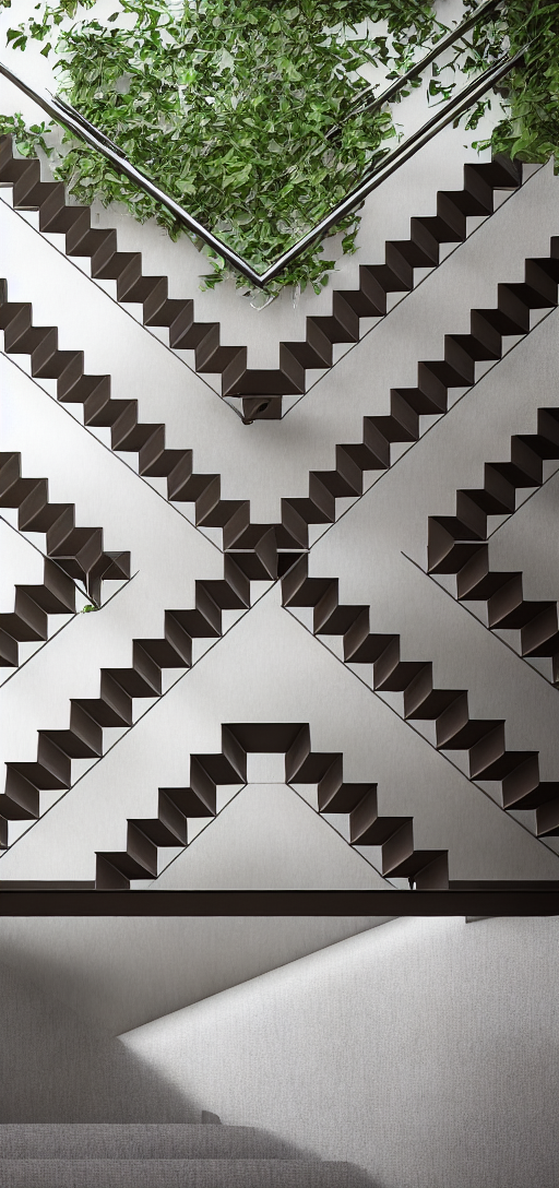 Impossible stairs concept