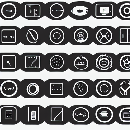 Stable Diffusion prompt: appliance icons, 2d icons, - PromptHero