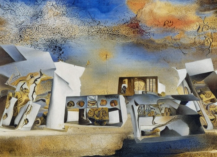 by Salvador Dali