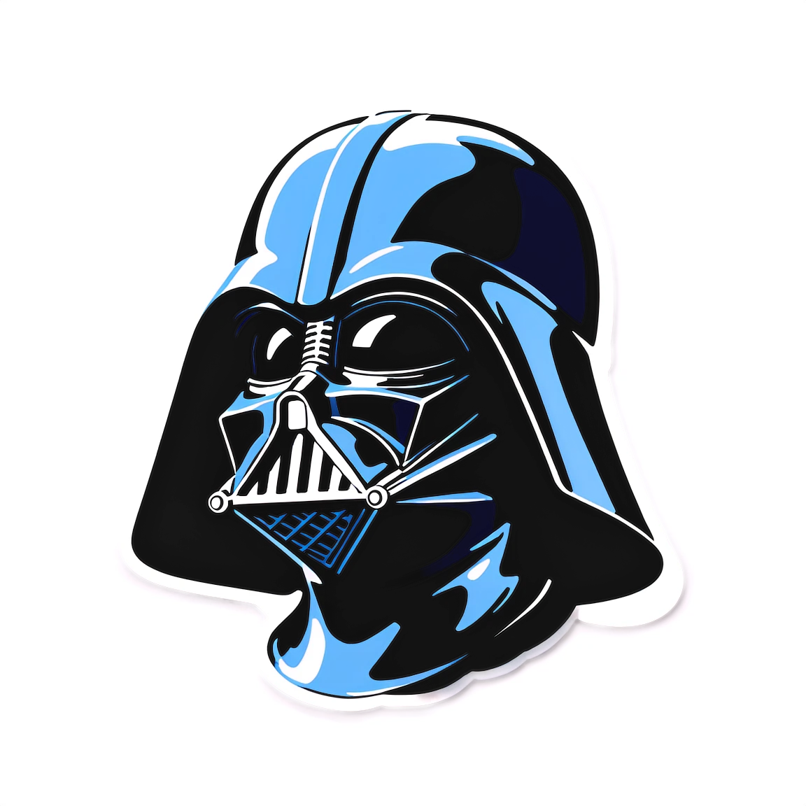 with Darth Vader star-wars stickers