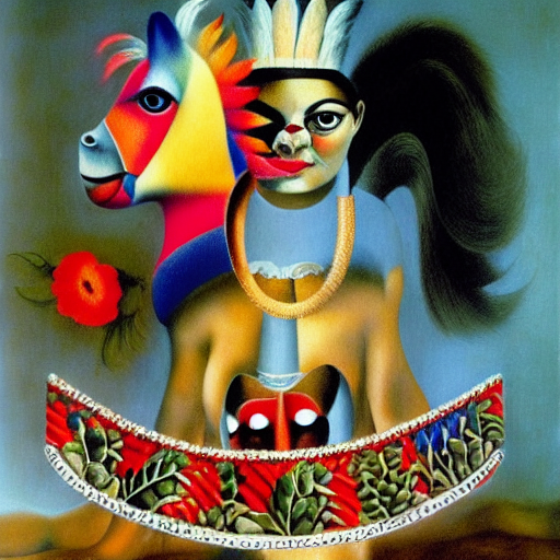 hobbyhorse by Frida Kahlo