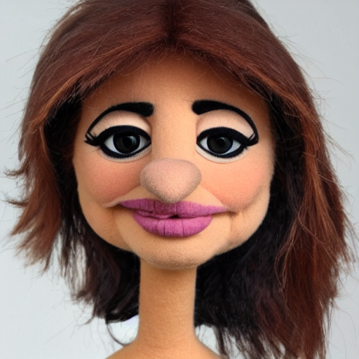 Stable Diffusion prompt Muppet version of Penelope Cruz. PromptHero