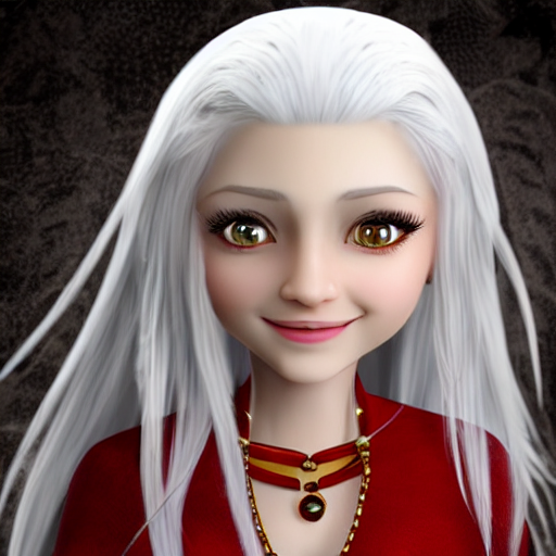 Stable Diffusion prompt: beautiful girl, white hair, - PromptHero