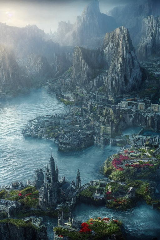 Stable Diffusion prompt: "city of london" surrounded by - PromptHero