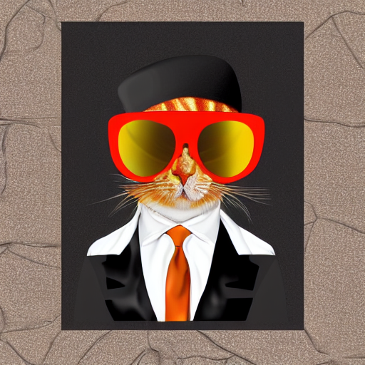 Stable Diffusion prompt: ginger tabby cat dressed in a - PromptHero