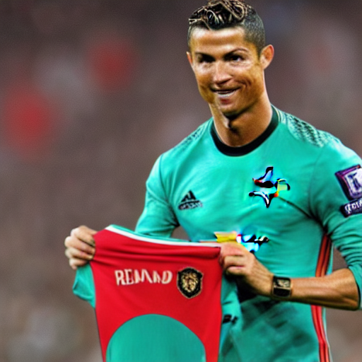 Stable Diffusion prompt cristiano ronaldo with jersey PromptHero